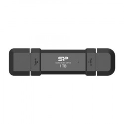 SiliconPower portable stick-type SSD 1TB, DS72, black ( SP001TBUC3S72V1K ) - Img 1