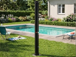 Solarni Tuš 38L sa Slavinom , Aluminijumskom Bazom i Bakarim Ventilima