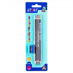 Start olovke grafitne space 3kom i zarezaČ na blisteru start ( STR6110 )