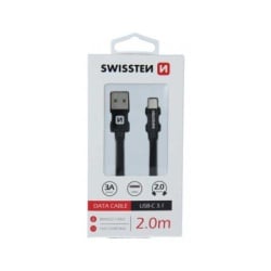 Swissten kabl USB/Type C 2,0m crna ( 80049 )-2