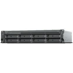 Synology rackstation rs1226plus, rack2u 8 bay 3.5 and 2.5, sata HDD SSD, AMD ryzen v1500b 4 core 2.2ghz, 4 gb ddr4ecc sodim, 2xmemory slots