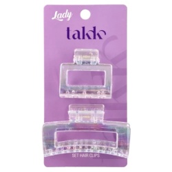 Takk evia lady šnale za kosu plastična metalik 2k ( 505256 )