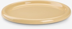 Tanjir Ø21cm bledo kaki kamenina