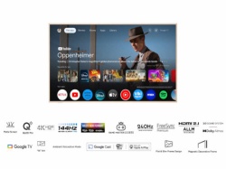 TCL 75A300W/QLED/75"/4K UHD/144Hz/Matte Screen/"Ai" Art/Google TV/frame Televizor  ( 75A300W ) -2