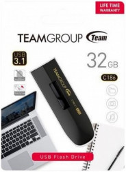 TeamGroup 32GB C186 USB 3.1 black TC186332GB01 - Img 1