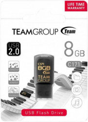 TeamGroup 8GB C171 USB 2.0 BLACK TC1718GB01 - Img 3