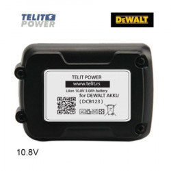TelitPower 10.8V 3000mAh liIon - baterija za ručni alat Dewalt XR DCB121 ( P-1644 ) - Img 2