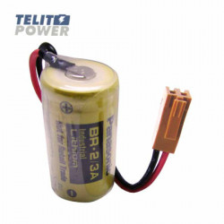 TelitPower baterija litijum 3V BR-2/3A BR17335 Panasonic - memorijska baterija za GE Fanuc A02B-0177-K106 PLC Logic Control ( P-2208 ) - Img 3