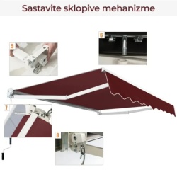 Tenda 250x200cm Bordo ( 1933 )