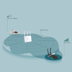 TP-Link Archer T6E WiFi AC1300 dual band LAN MK PCI-E -5