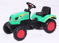 Traktor 02 na pedale za decu - Zeleni - Img 1
