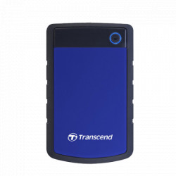 Transcend 2TB External USB 3.0 2.5" Anti-shock Black/Blue ( TS2TSJ25H3B ) - Img 2