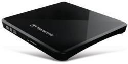 Transcend DVD\261R External Ultra Slim 8X Dual Layer Retail USB powered Black ( TS8XDVDS-K )-1