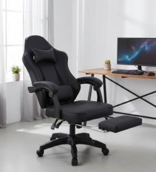 Trick gejmerska stolica sa naslonom za noge Storm Flat 928 crna ( 928 CRNA )