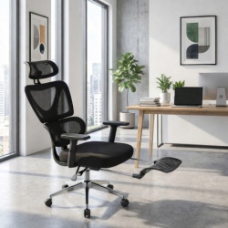 Trick kancelarijska ergonomska stolica Ergotron 5 sa metalnom bazom ( SY01-2 CRNA )