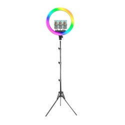 Tripod / ring light superior s18 rgb colorful ( R2358 )