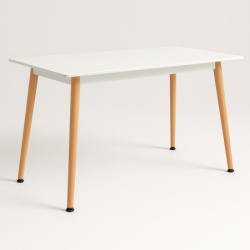 Trpezarijski sto dt-2007 kube 80x120 beli ( 0000508 )