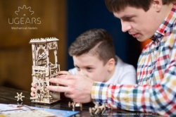 Ugears 3d mehaničke eko puzzle - TORANJ I BALAST ( 1318)-7
