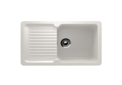 Ulgran Granitna sudopera sa sifonom pravougaona U-506-341 ultra bela