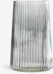 Vase fi 13xH20cm grey -1