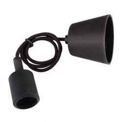 Viseće E27 grlo sa tekstilnim kabelom ( VG-E27/BK )
