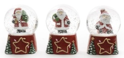 Viter novogodišnja vodena kugla santa star 6 cm ( 50311 )