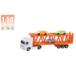 Wenyi narandžasti transportni šleper sa kolima 1:50 ( 68229 )