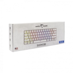 White shark ws gk 2022 shinobi  w  mechanical keyboard - us-1