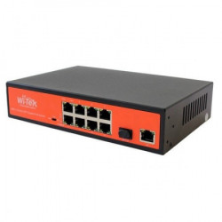 Wi-Tek WI-PS309GF 9-Port 48V gigabit ports PoE Switch with 8-Port PoE ( 2083 ) - Img 1