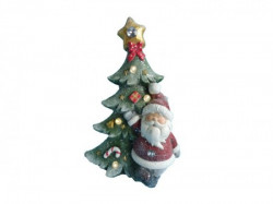 Willy, novogodišnja dekoracija, Deda Mraz i jelka, 46cm ( 770052 )