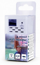 WNP-RP300-03 Gembird WiFi ripiter/ruter 300Mbps, 2x3dBi, RF pwr <20dBm, 1x LAN white (alt. tenda A9) - Img 2