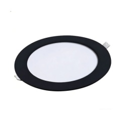 Xled 18w 4000k black ugradni okrugli LED panel,1980lm,󫹍*29mm, otvor rupe:195mm,ra80,ip20 crni 266423