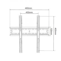 Xstand nosac za TV/ 32"- 55"/fiksni/vesa do 400x400/težina do 50kg/2.3 cm od zida/crn ( Fix 32/55 ) - Img 2