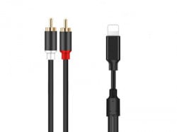 Xwave lighting (iPHONE) kabl na 2RCA, 1.2m duzina ( lighting na 2RCA ) - Img 5