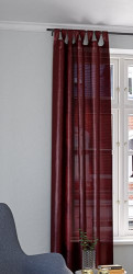Zavesa lupin 1x140x300 imitacija svile bordo ( 5078825 ) - Img 3