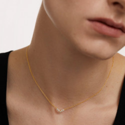 Ženska pd paola mini crown zlatna ogrlica sa pozlatom 18k ( co01-485-u ) - Img 2