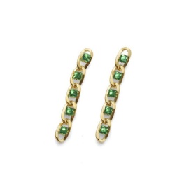 Ženske oliver weber vishap gold mindjuše sa swarovski kristalima ( 23073g.gre )