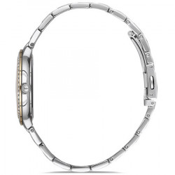 Ženski freelook lumiere beli srebrni elegantni ručni sat sa bikolor metalnim kaišem ( fl.1.10203.6 ) - Img 3
