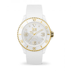 Ženski ice watch ice crystal beli zlatni elegantno sportski ručni sat sa swarovski kristalima ( 017247 ) - Img 6