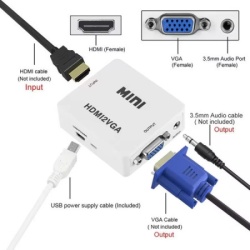 Gembird input A HDMI to VGA Mini (901) (289)-1