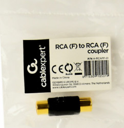 A-RCAFF-01 Gembird RCA (F) na RCA (F) coupler, zensko-zenski - Img 2