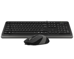 A4 tech f1010 fstyler usb yu siva tastatura + USB sivi miš -1