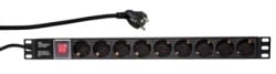 A4N Produzni kabl sa zastitom 9 uticnica 16A, PDU 1U, aluminium sa zastitom, 2m (3)