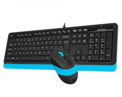 A4Tech F1010 fstyler USB US plava tastatura + USB plavi miš - Img 2