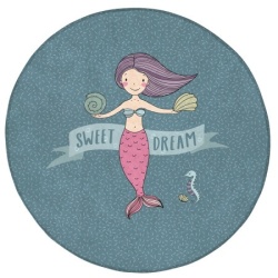 Achoka 3D prostirka "Princeza-sirena" (prečnik 75 cm) ( 10980 )