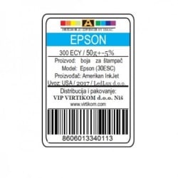 American Inkjet Epson SUBLIMACIONA CYAN 300ECY/1400/1430 WF/XP (30ESC/Z)-1