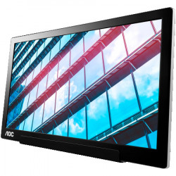 AOC portable monitor 39.5 cm (15.6 inches) (Full HD 1920x1080, IPS panel, USB-C, Smart Cover), HDR 60Hz 5ms ( I1601P ) - Img 2