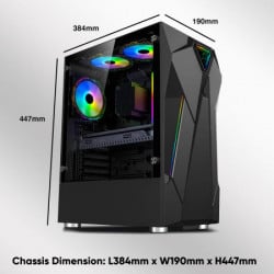 Armaggeddon Tron Holo 5 ATX black kućište ( 4899 ) - Img 2