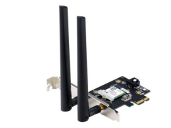Asus pce-be6500 wifi 7/pci-e /6ghz band, 4096-qam/bt5.4, wpa3/2 antene Mrežna kartica ( PCE-BE6500 )