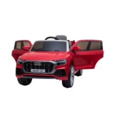 Audi Q8 12V električni SUV sa daljinskim upravljanjem 260/1-metalik crvena